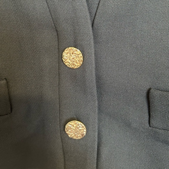 Zara NWT cropped grey blazer with shoulder pads- blogger’s favourite- XS - Picture 4 of 12